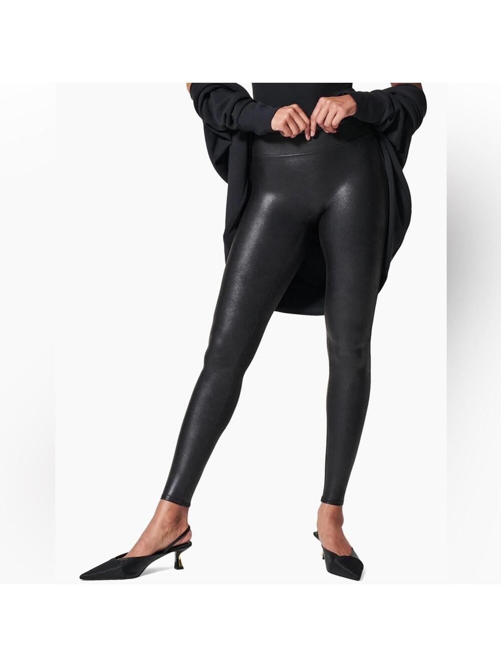 SPANX | Faux Leather Leggings Small
